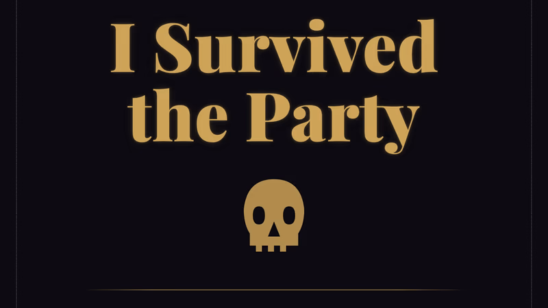 Six Halloween photo booth prop signs displayed against a dark backdrop